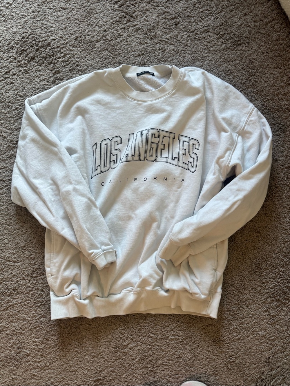 Brandy Melville Los Angeles Graphic Crewneck Sweatshirt - White